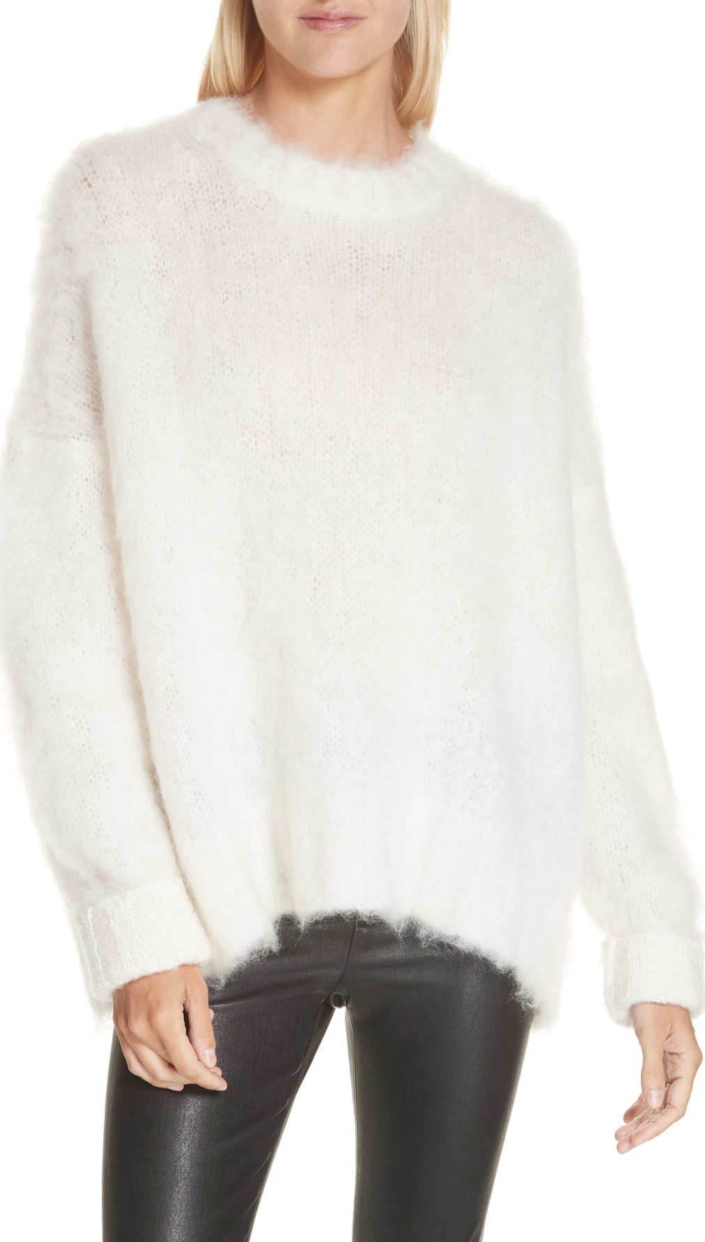 Helmut Lang Mohair Blend Sweater