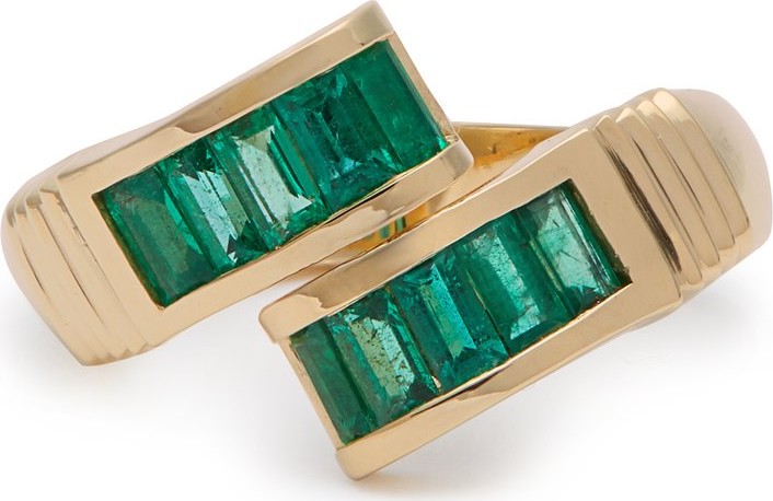 Retrouvai Wrap sapphire & gold ring