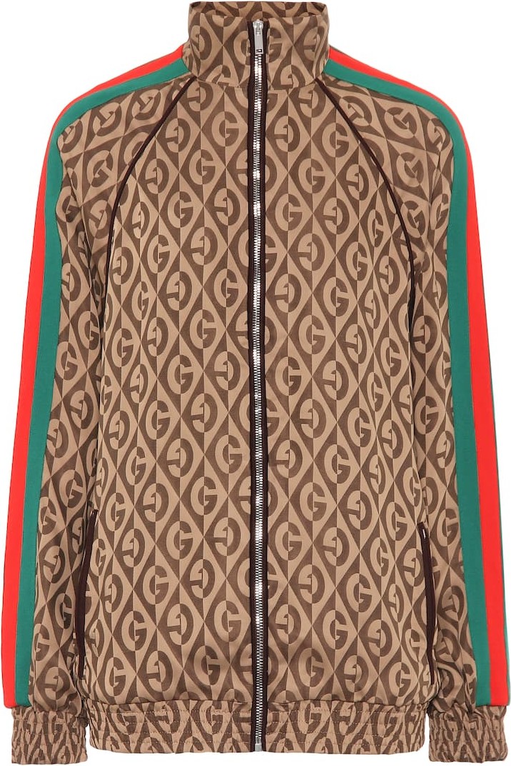 Gucci G Rhombus jacquard track jacket