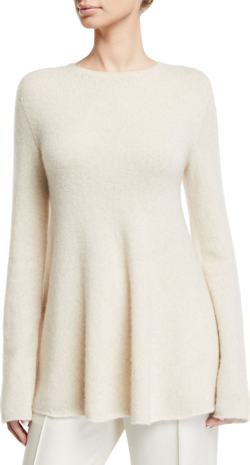 THE ROW Sabel Wool-Cashmere Crewneck Sweater