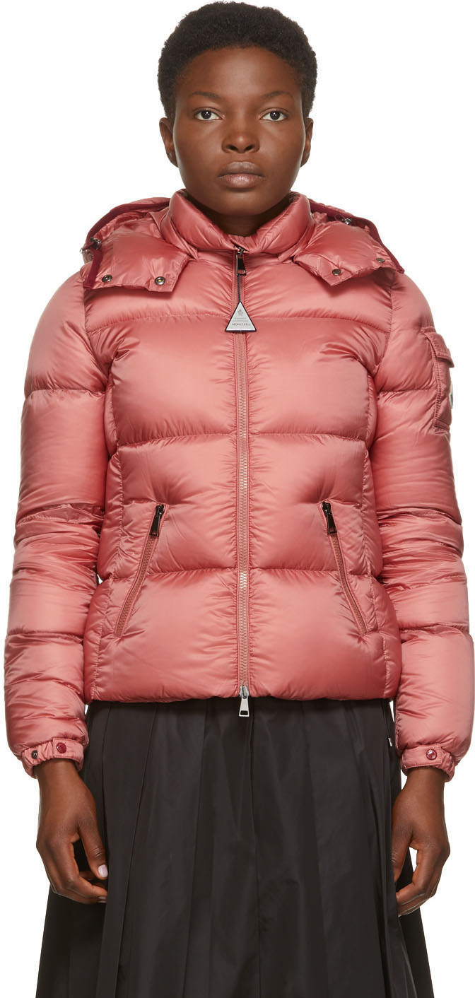 Moncler - Pink Down Fourmi Coat