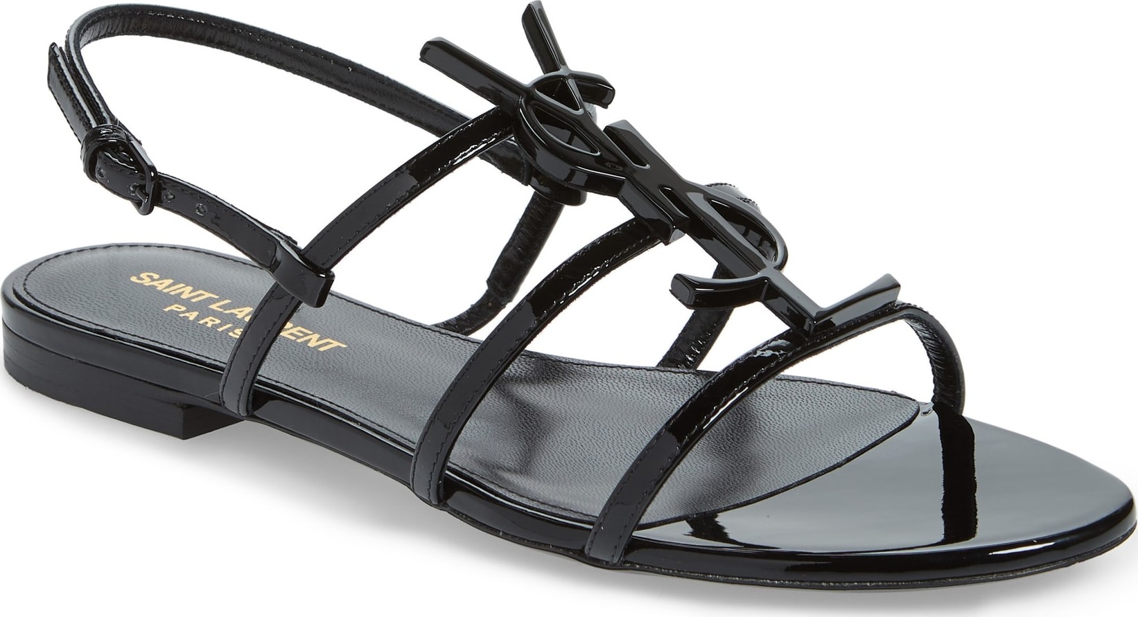 Saint Laurent Cassandra Logo Sandal