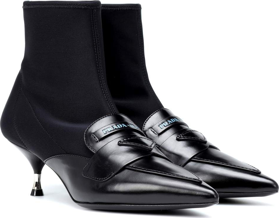 Prada Leather ankle boots