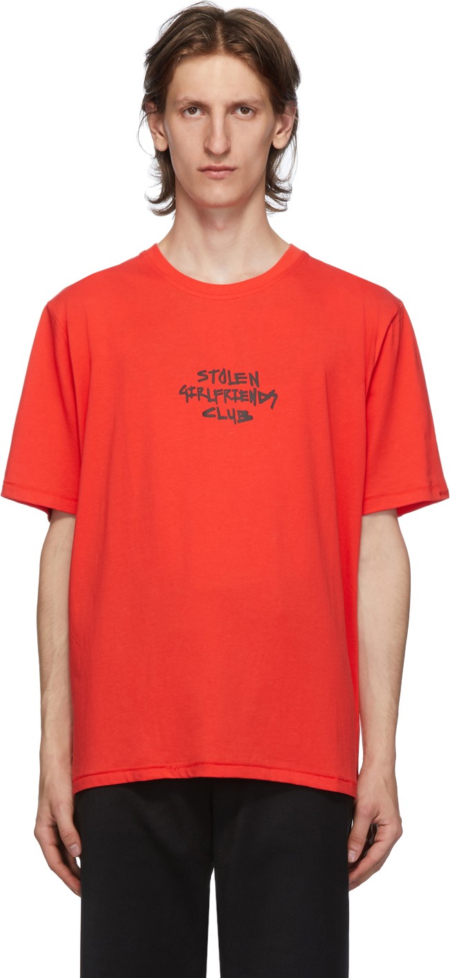 Stolen Girlfriends Club Red Techno Punk T-Shirt