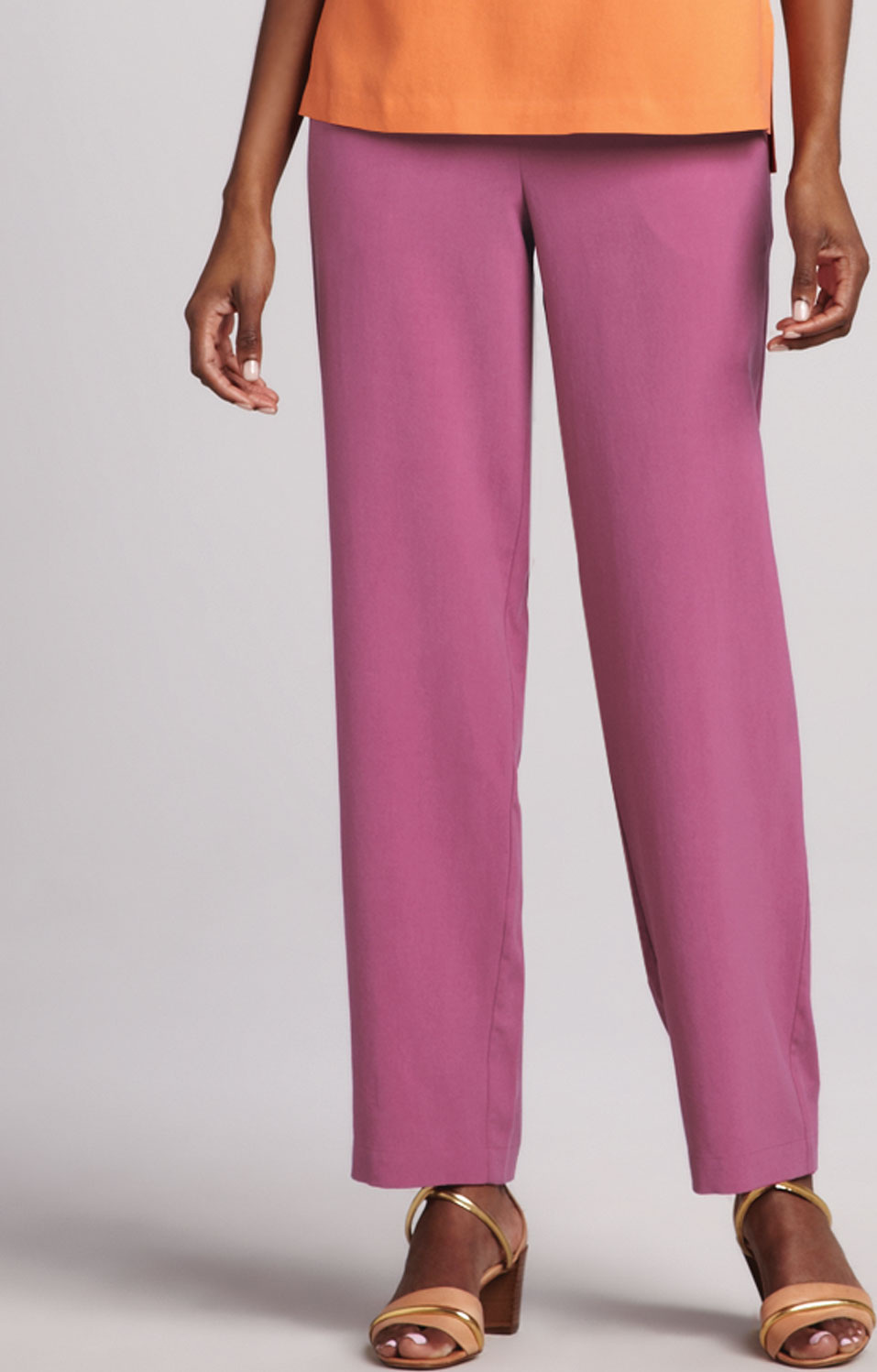 Go Silk Silk Ankle Pants