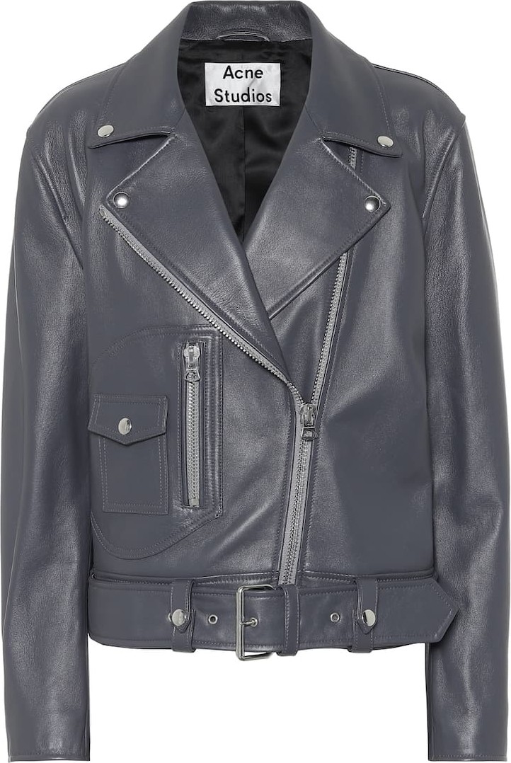 Acne Studios Leather biker jacket