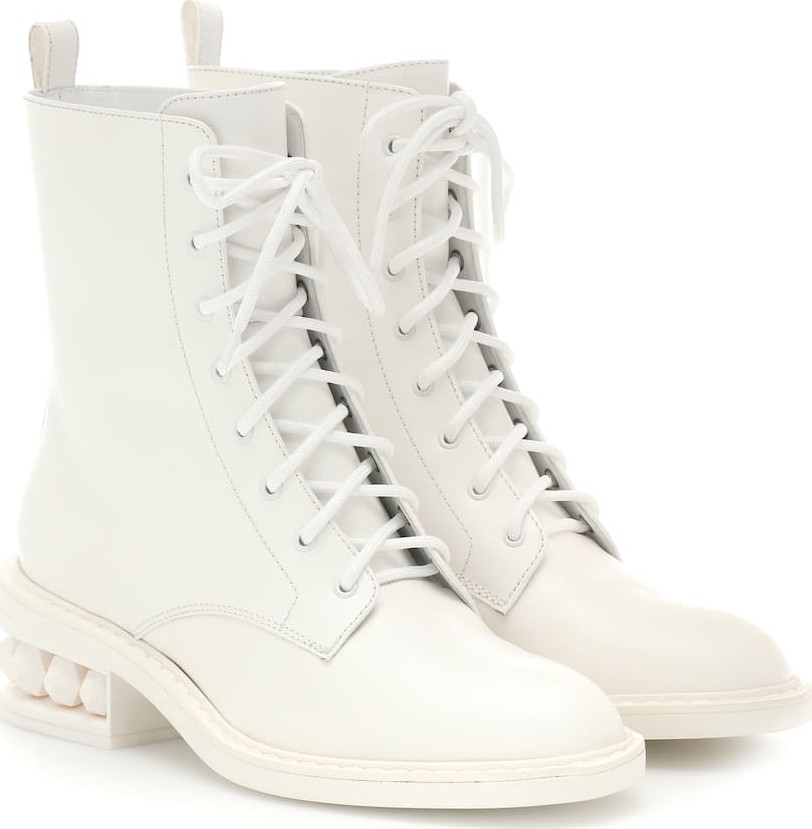 Nicholas Kirkwood Suzi leather ankle boots