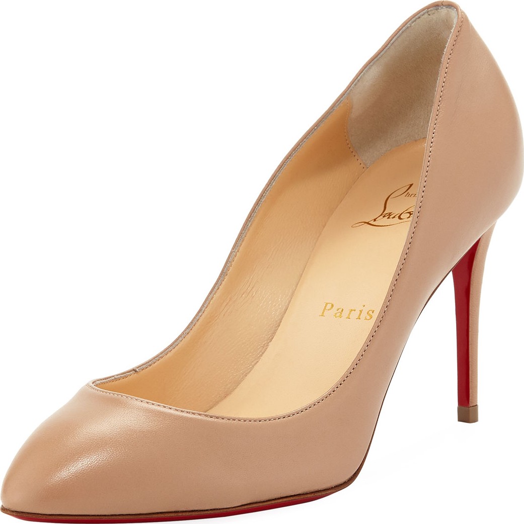Christian Louboutin Eloise 85mm Napa Leather Red Sole Pumps