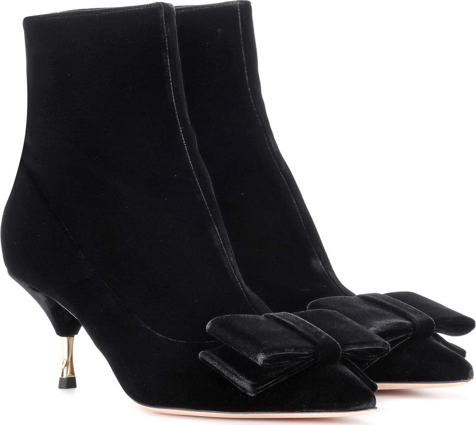 ROCHAS Velvet ankle boots