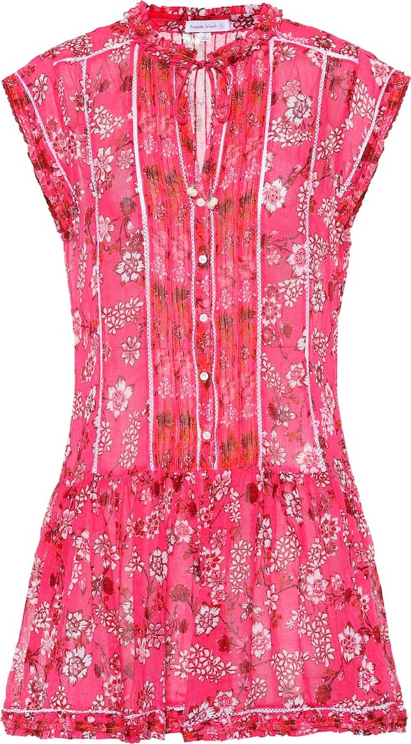 Poupette St Barth Exclusive to Mytheresa – Honey printed minidress