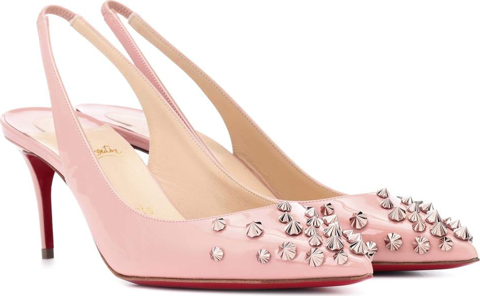 Christian Louboutin Drama Sling 70 patent leather pumps