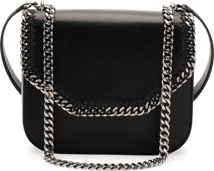 Stella McCartney Falabella Box Bird Shoulder Bag, Black