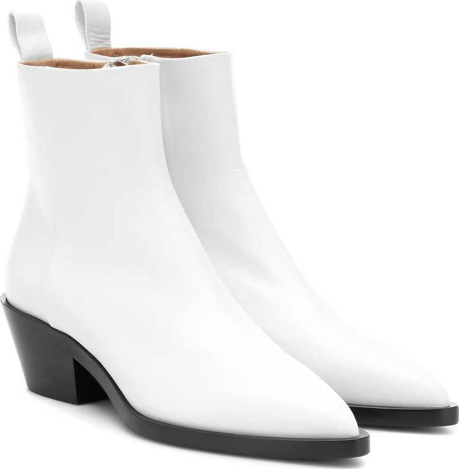 Jil Sander Leather ankle boots