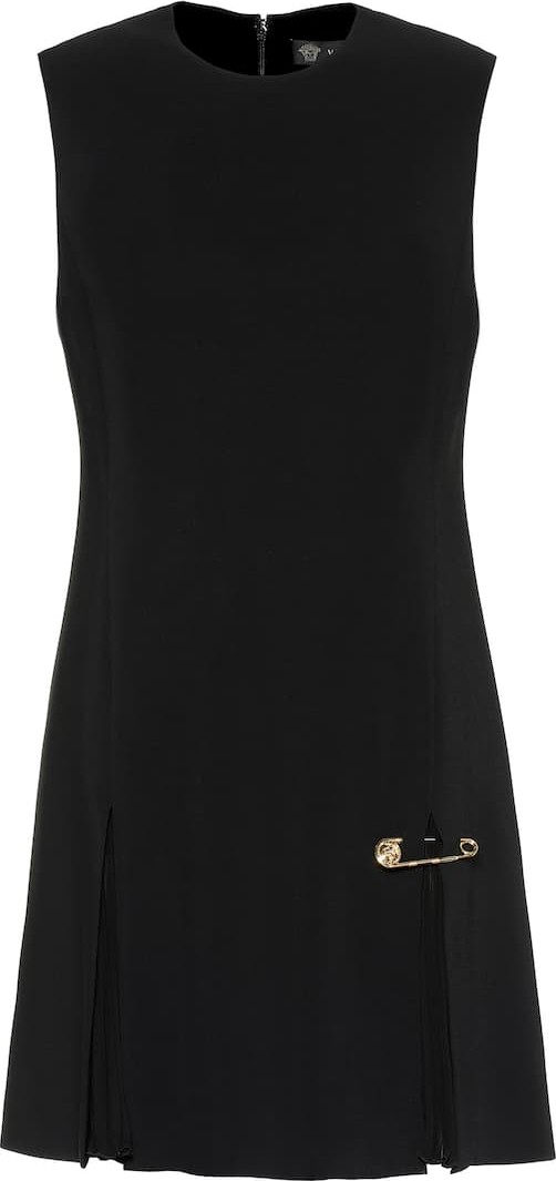 Versace Safety Pin crêpe minidress
