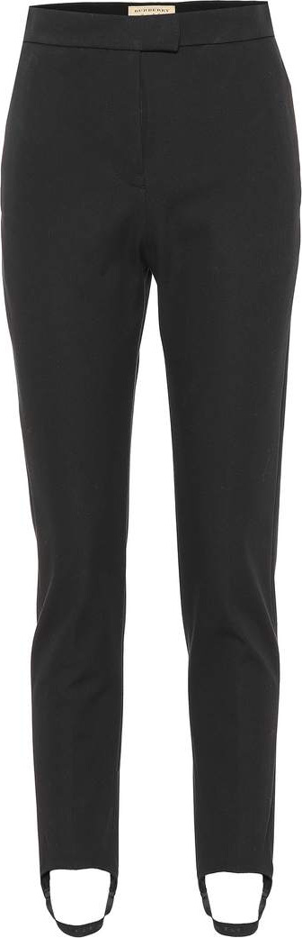 Burberry London England Cotton-blend twill stirrup pants