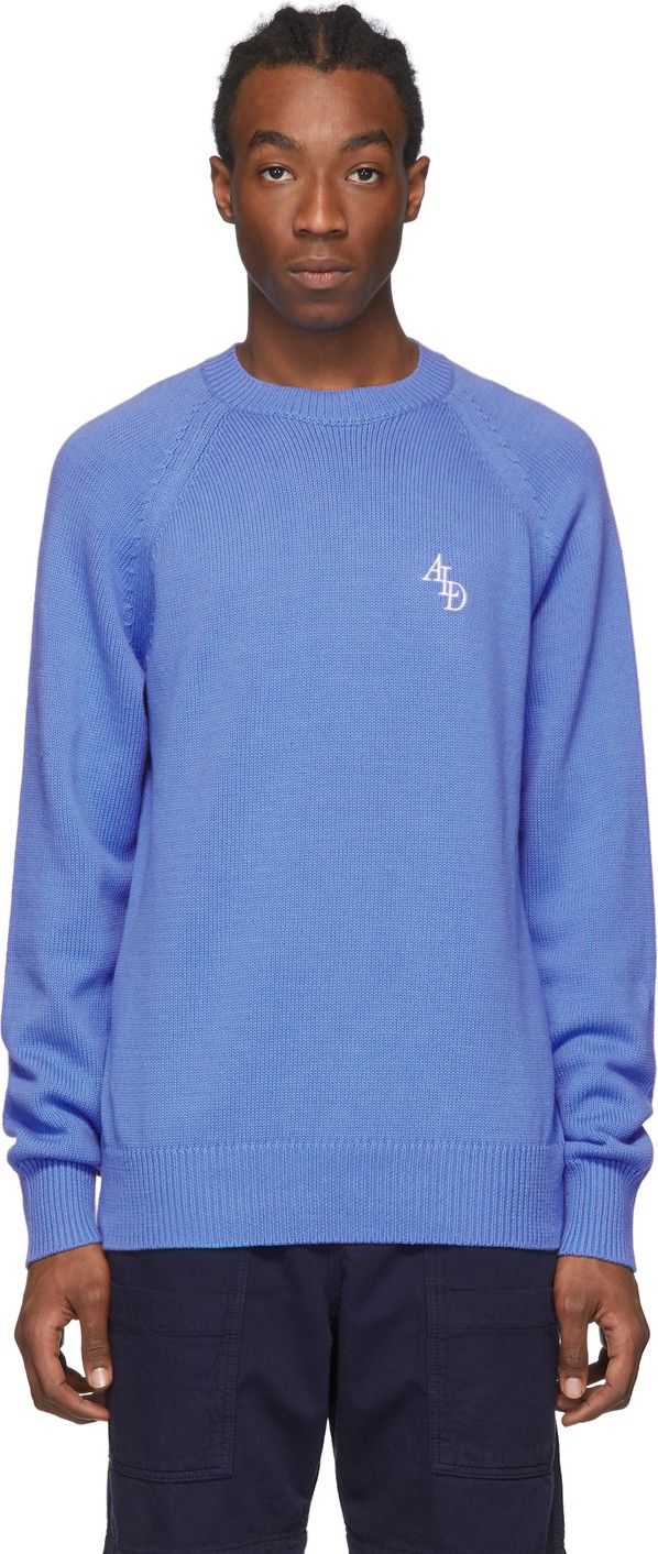 Aimé Leon Dore Blue Classic Raglan Sweater