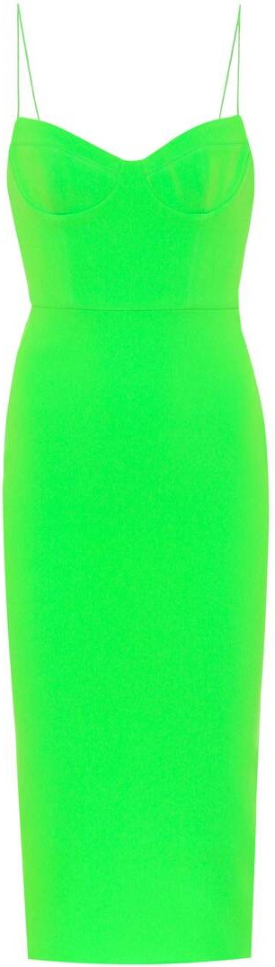 Alex Perry Avery stretch-crêpe midi dress