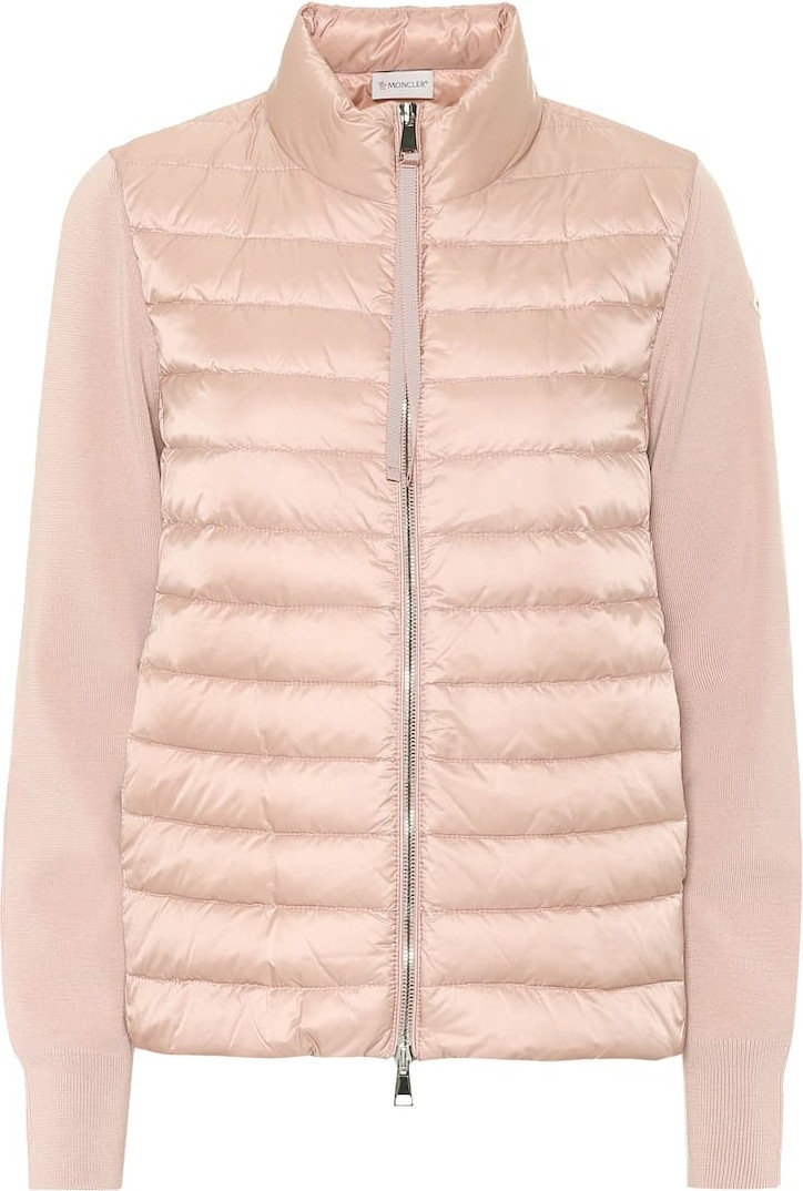 Moncler Down wool cardigan