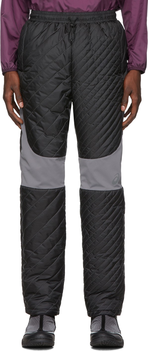 Kiko Kostadinov Black Asics Edition Insulated Lounge Pants