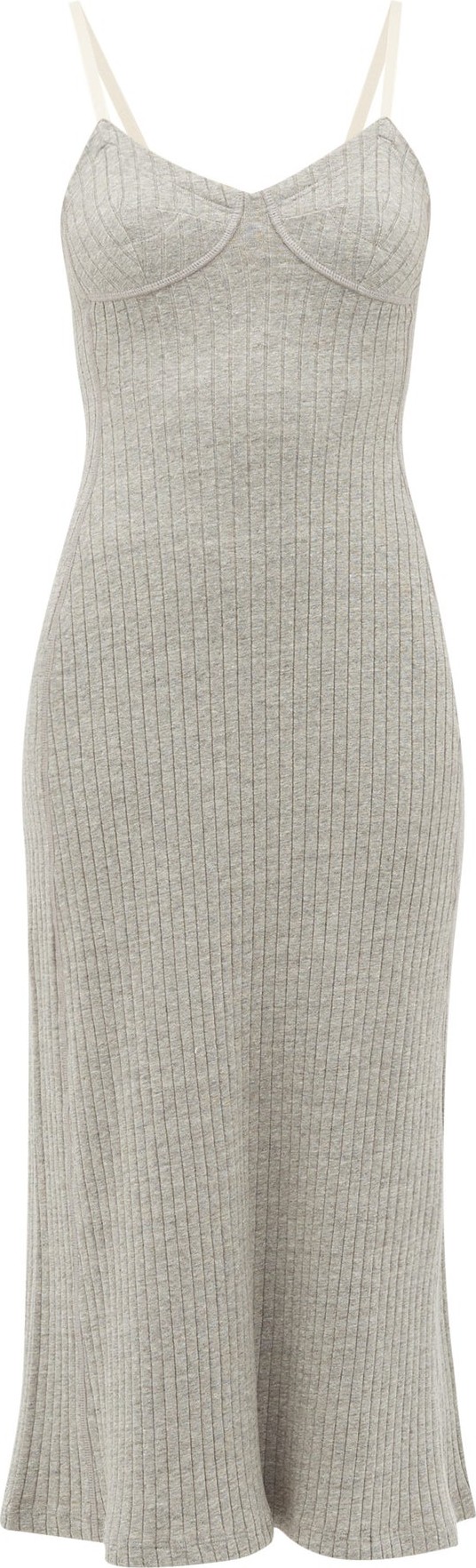 Jil Sander Ribbed recycled-cotton nightdress