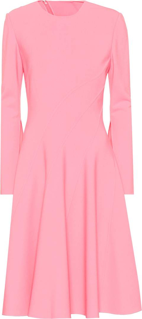 Oscar De La Renta Wool-blend dress
