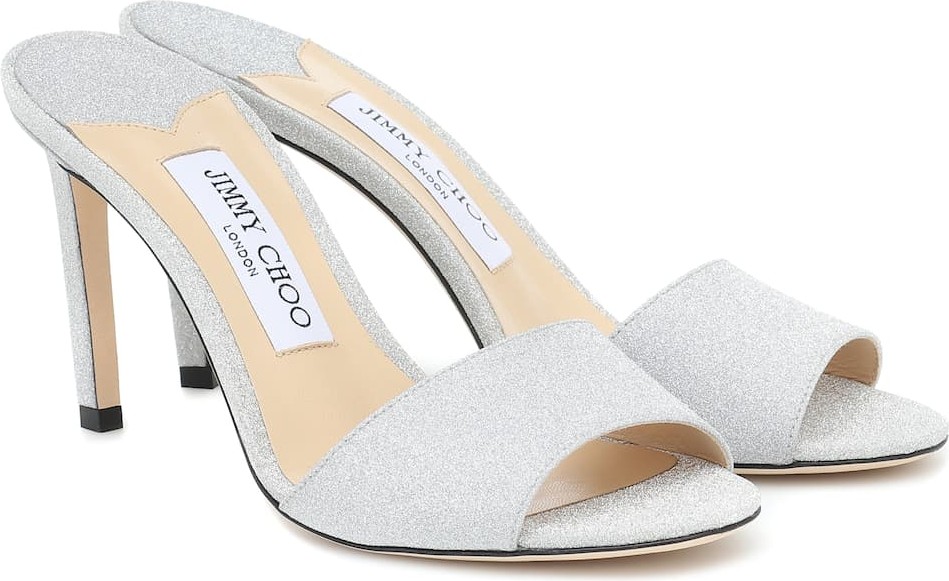 Jimmy Choo Stacey 85 embellished sandals