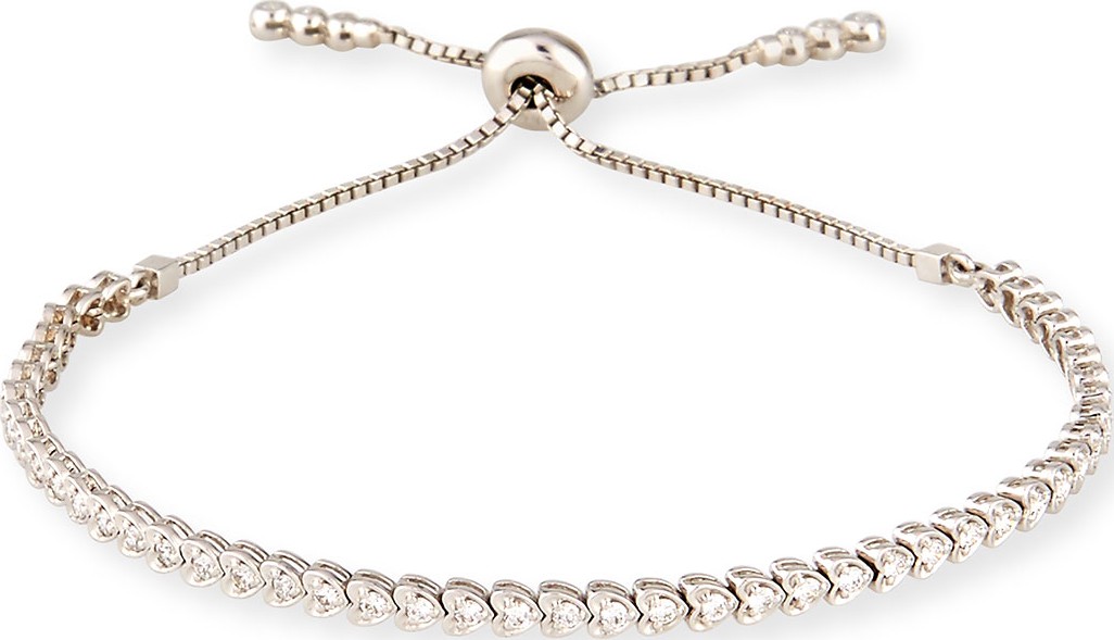 Cassidy Diamonds 18K White Gold Diamond Heart Bracelet