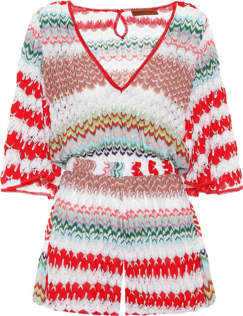 Missoni Striped crochet jumpsuit