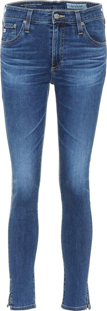 AG Jeans The Farrah high-waisted skinny jeans