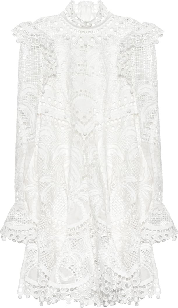 Zimmermann Palm lace minidress