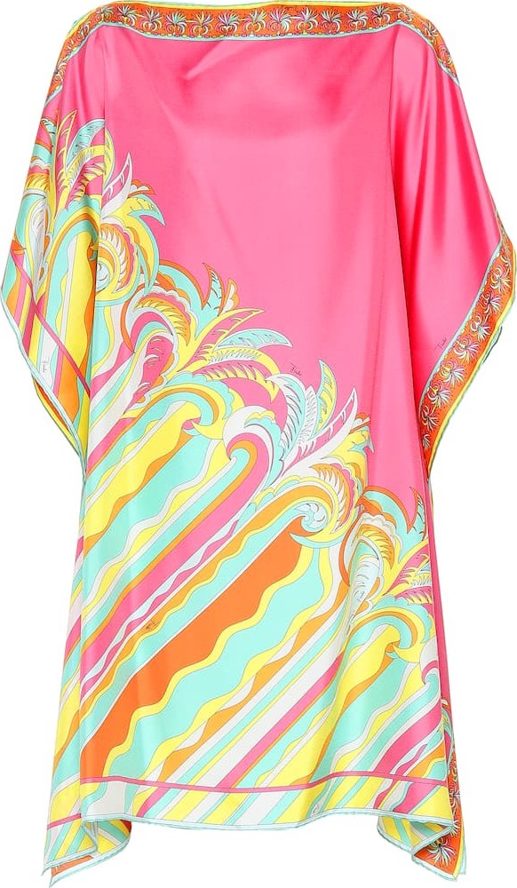 Emilio Pucci Printed silk kaftan