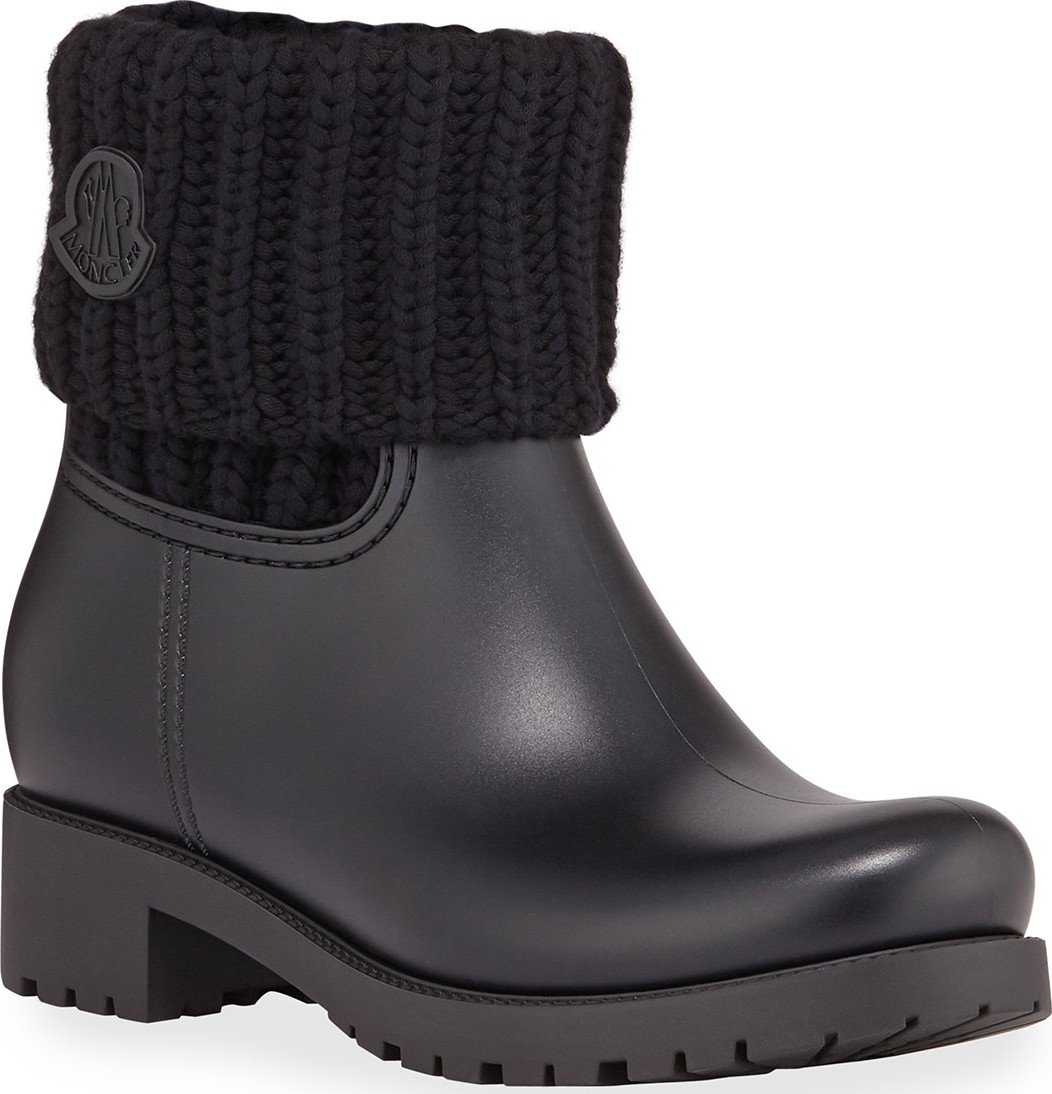 Moncler Ginette Cuffed Rain Boots