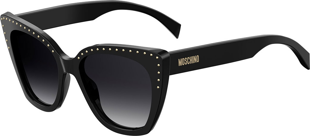 Moschino Cat Eye Studded Gradient Sunglasses