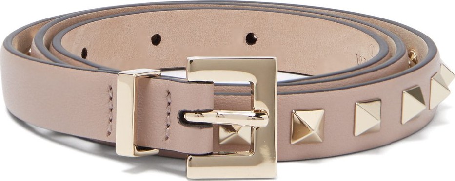 Valentino Rockstud skinny leather belt