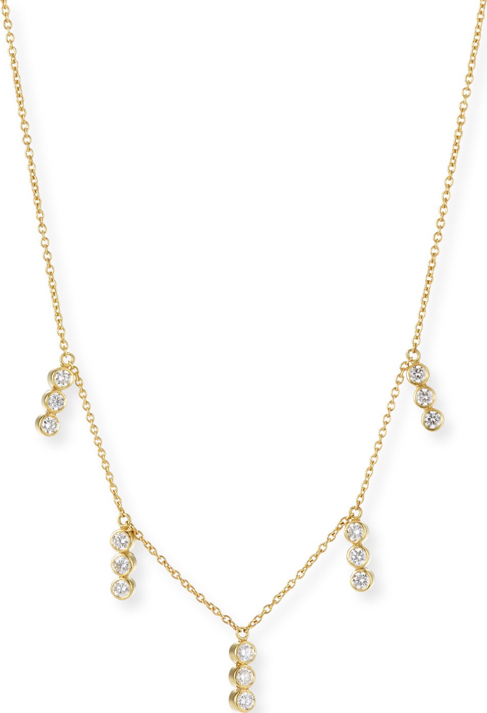 Legend Amrapali 18k Gold Tarakini Diamond Charm Necklace