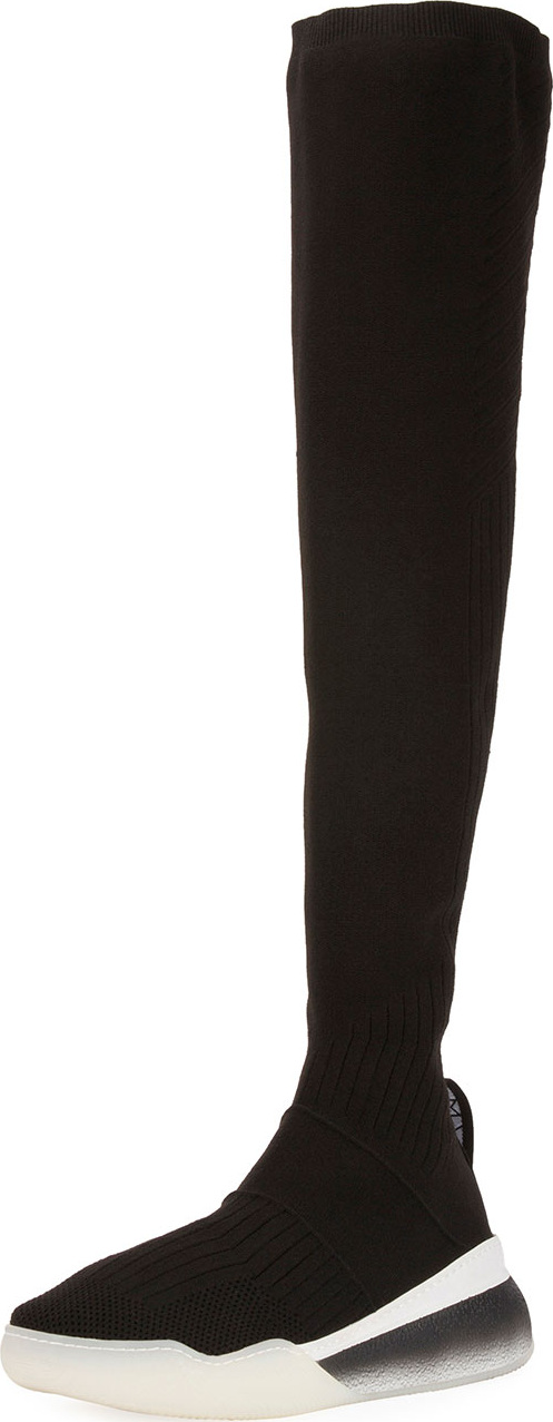 Stella McCartney Over-The-Knee Stretch Sneaker Boot