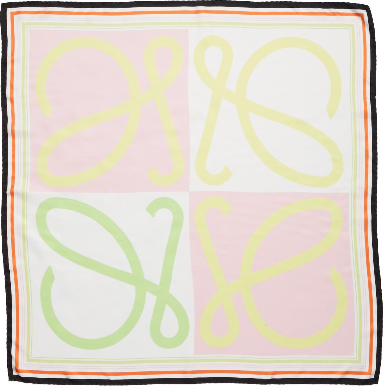LOEWE Monogram Colorblock Square Scarf