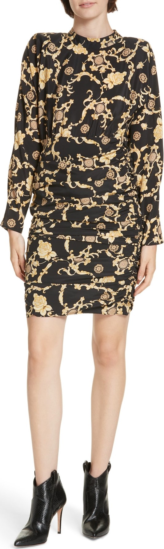 Veronica Beard Amile Stretch Silk Minidress