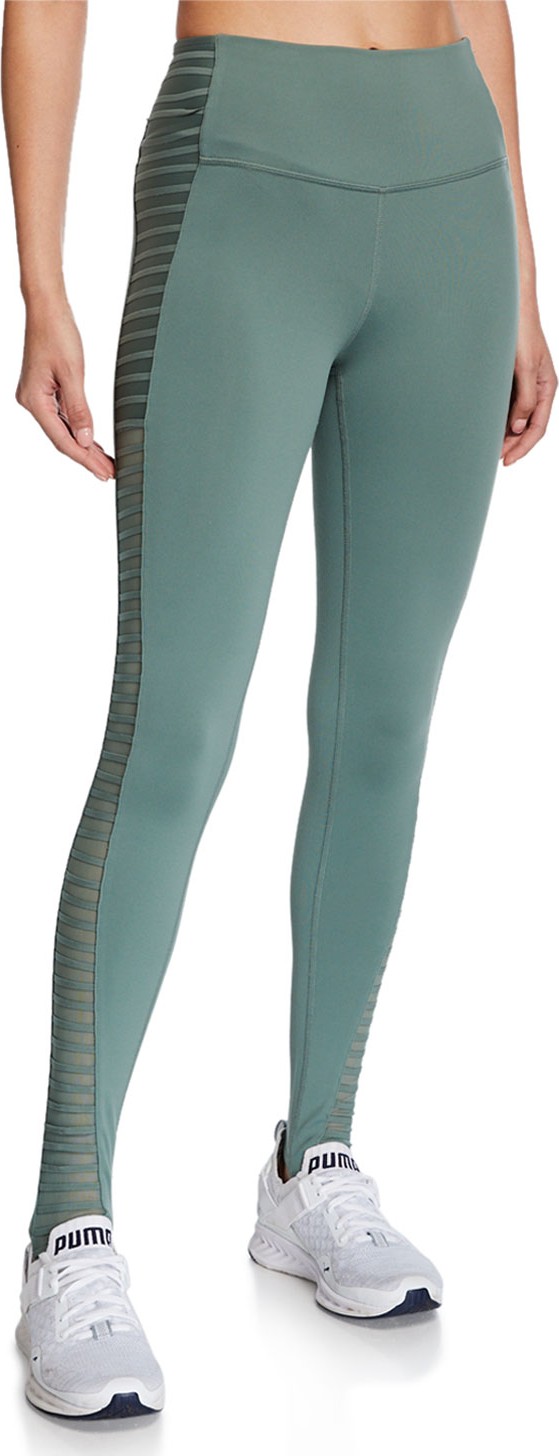 Alo Yoga Prism High-Waist Active Leggings w/ Foot Bands Alo Yoga Prism High-Waist Active Leggings w/ Foot Bands