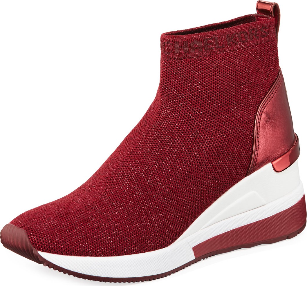 MICHAEL MICHAEL KORS Skyler Knit Bootie Sneakers