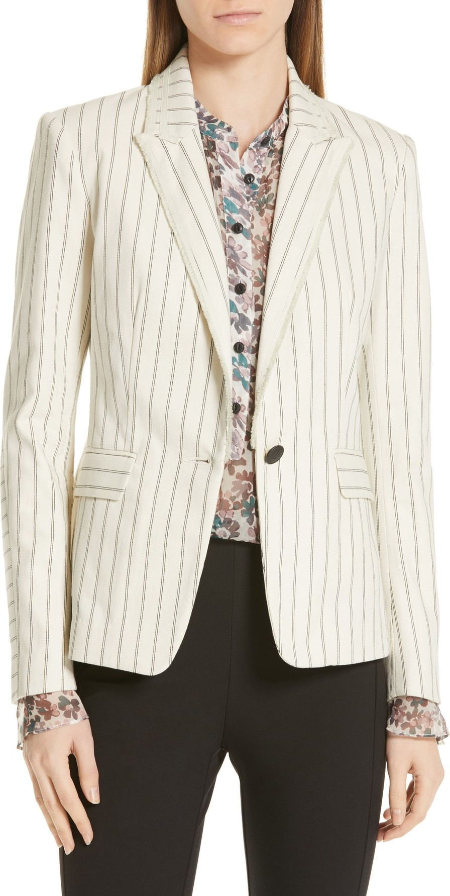 Rag & Bone Millie Frayed Blazer