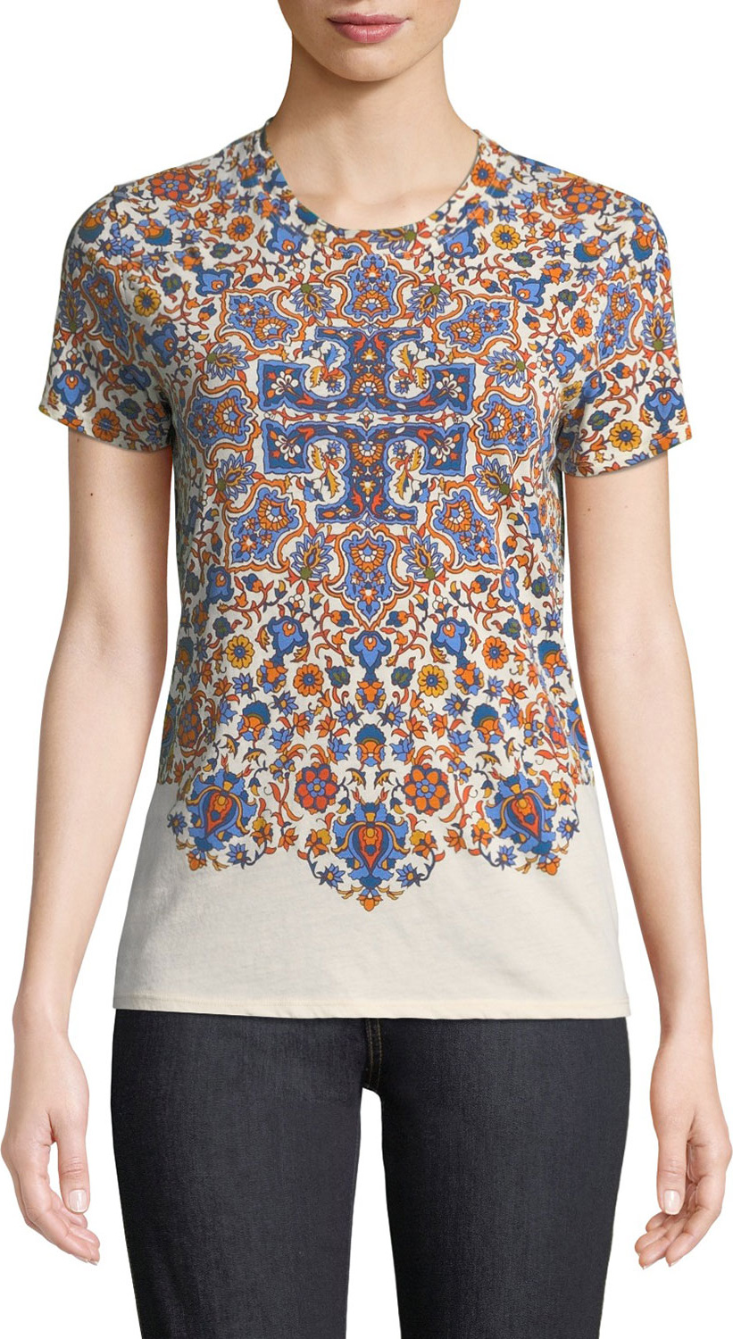 Tory Burch Lory Graphic-Print Tee