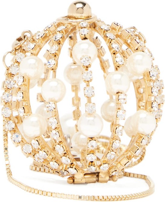 Rosantica Baby Holli mini crystal-embellished bag