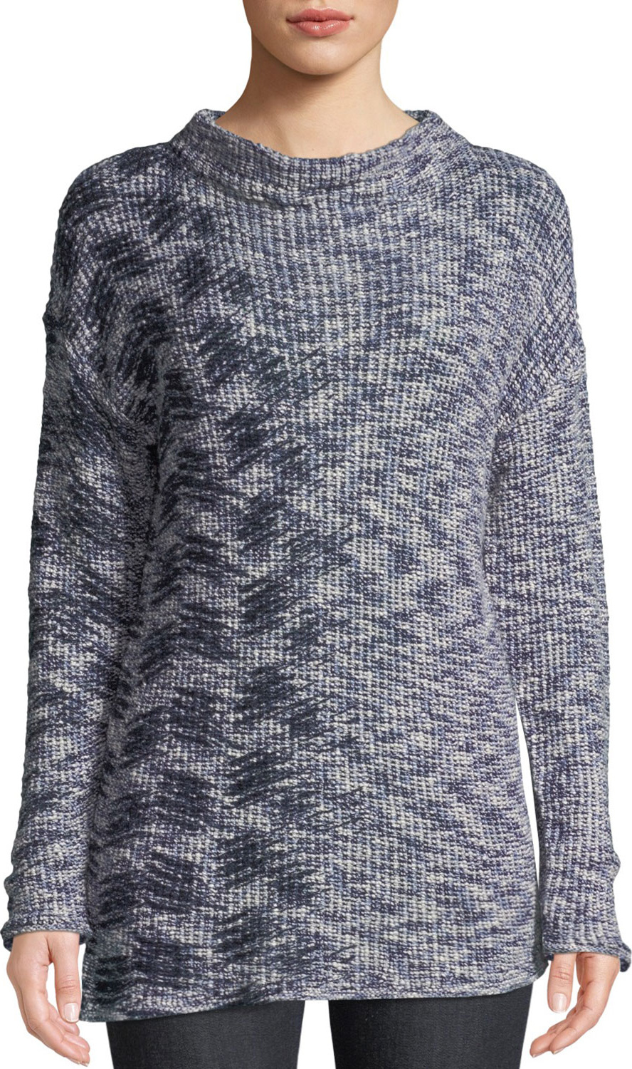 NIC+ZOE Coming Along Mock-Neck Top