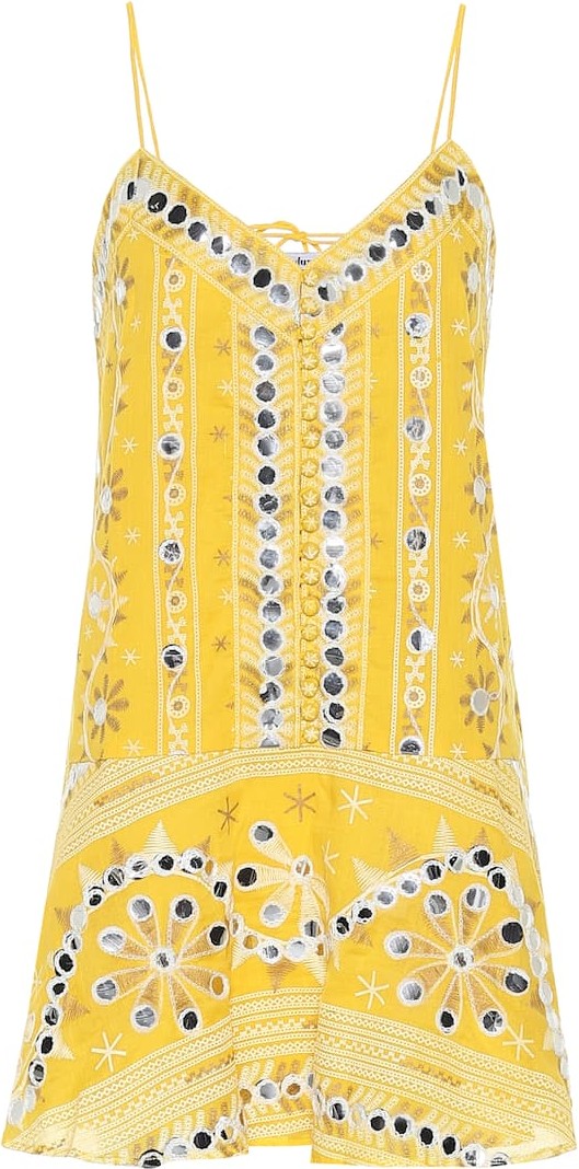 Juliet Dunn Exclusive to Mytheresa – Embellished cotton dress