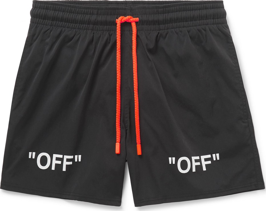 Off White + Vilebrequin Slim-Fit Mid-Length Swim Shorts