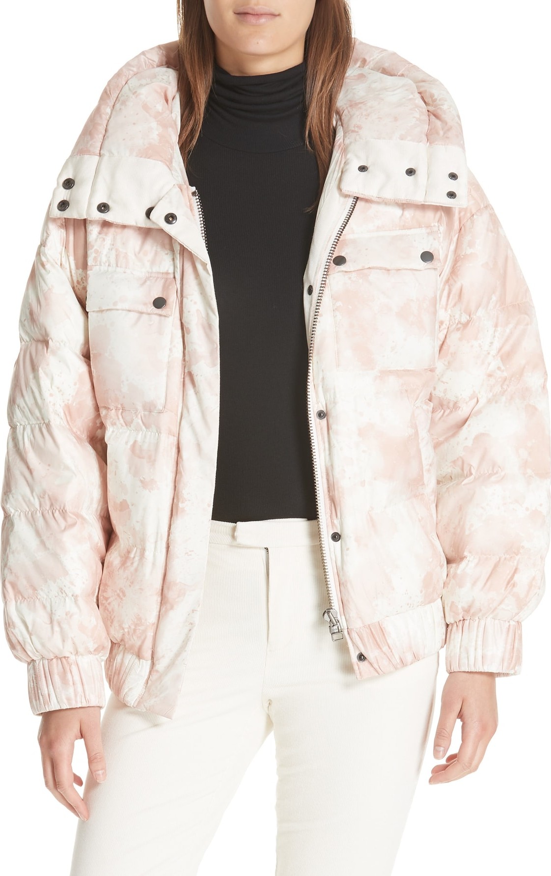 ATM Anthony Thomas Melillo Tie Dye Down Puffer Jacket