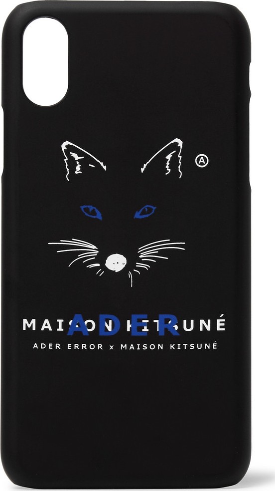 Maison Kitsune + ADER error Logo-Print iPhone X Case