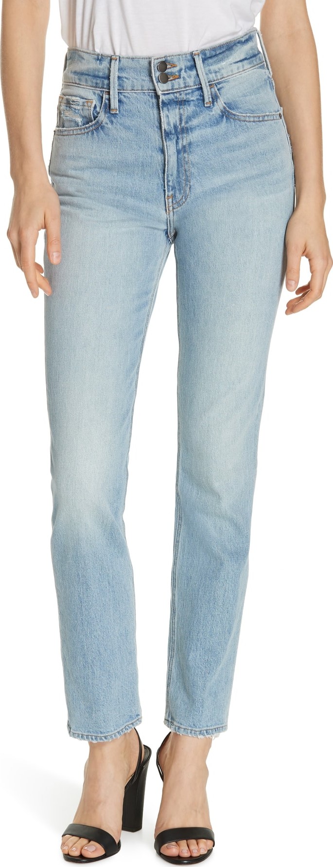 FRAME DENIM Le Sylvie Slender Straight Leg Jeans