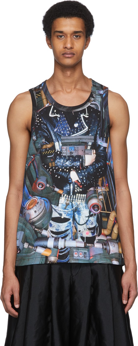 Comme Des Garçons Homme Plus Multicolor Industrial Tank Top